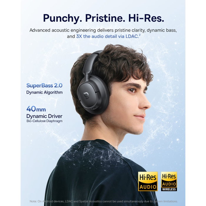 BASEUS Bass BH1 NC Wireless ANC Cosmic Black
