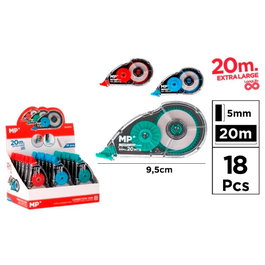 MP Cinta correctora 5 mm x 20 m, 18 uds, expositor