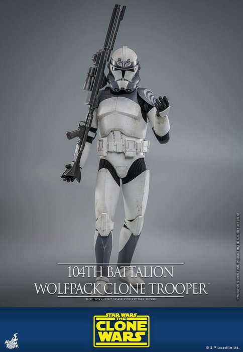 Star Wars The Clone Wars Figura 1/6 104th Battalion Wolfpack Clone Trooper 30 cm Star Wars The Clone Wars Figura 1/6 104th Battalion Wolfpack Clone Trooper 30 cm