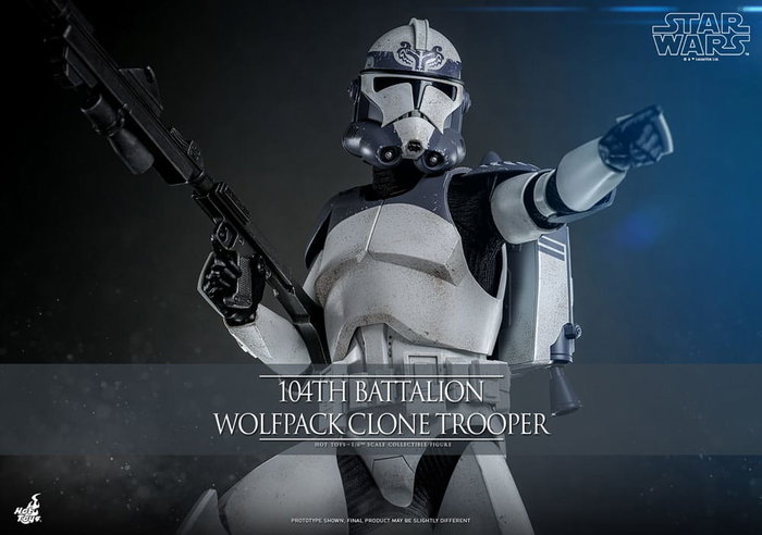 Star Wars The Clone Wars Figura 1/6 104th Battalion Wolfpack Clone Trooper 30 cm Star Wars The Clone Wars Figura 1/6 104th Battalion Wolfpack Clone Trooper 30 cm