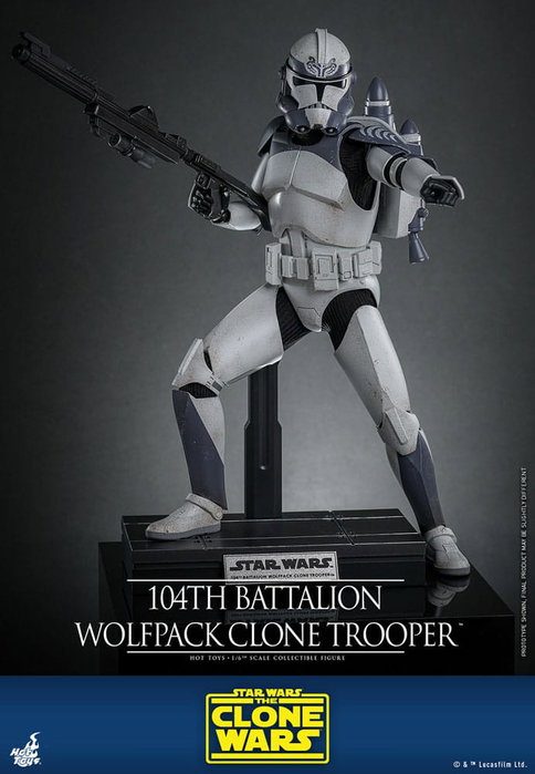 Star Wars The Clone Wars Figura 1/6 104th Battalion Wolfpack Clone Trooper 30 cm Star Wars The Clone Wars Figura 1/6 104th Battalion Wolfpack Clone Trooper 30 cm