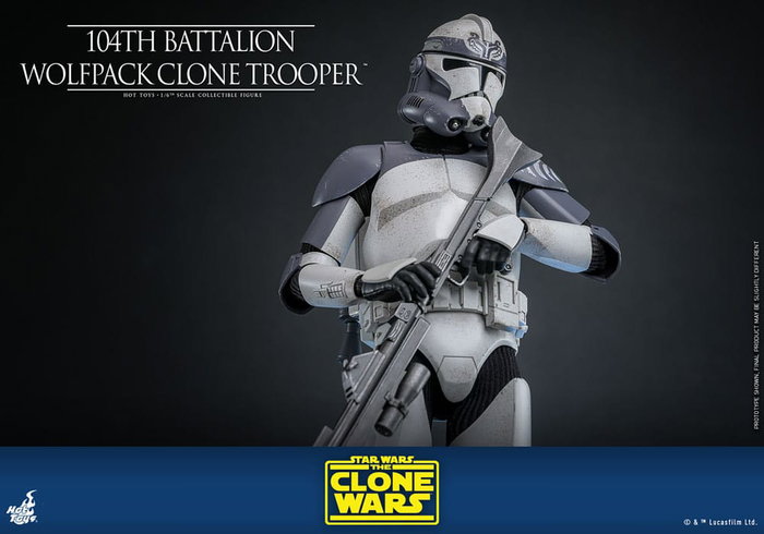 Star Wars The Clone Wars Figura 1/6 104th Battalion Wolfpack Clone Trooper 30 cm Star Wars The Clone Wars Figura 1/6 104th Battalion Wolfpack Clone Trooper 30 cm