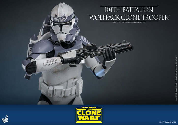 Star Wars The Clone Wars Figura 1/6 104th Battalion Wolfpack Clone Trooper 30 cm Star Wars The Clone Wars Figura 1/6 104th Battalion Wolfpack Clone Trooper 30 cm