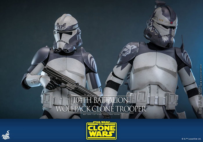 Star Wars The Clone Wars Figura 1/6 104th Battalion Wolfpack Clone Trooper 30 cm Star Wars The Clone Wars Figura 1/6 104th Battalion Wolfpack Clone Trooper 30 cm