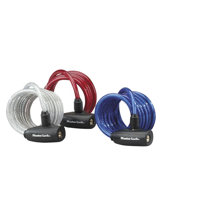 Master Lock Candado con cable 1,8 m