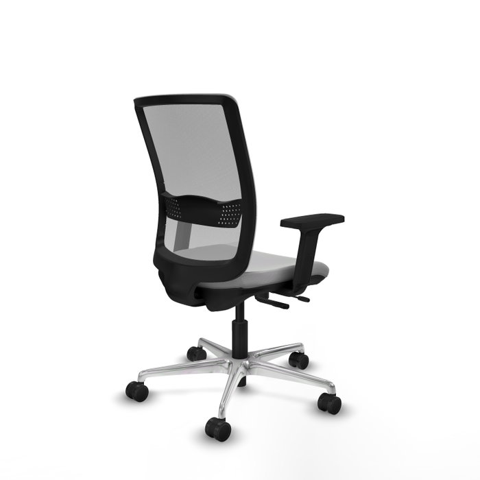 PIQUERAS Y CRESPO Silla de oficina Haches Gris con mecanismo Sincro/Traslack PIQUERAS Y CRESPO Silla de oficina Haches Gris con mecanismo Sincro/Traslack