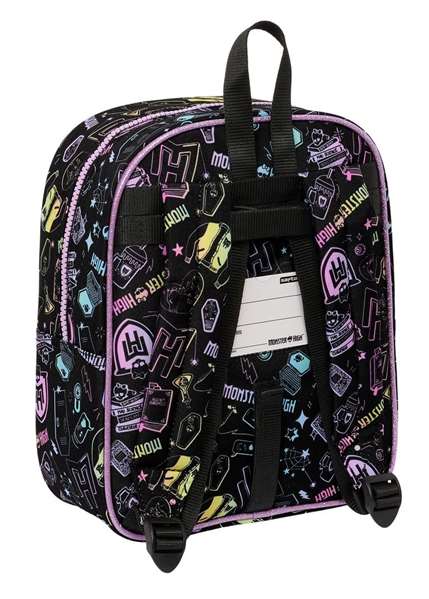 Mochila Infantil Monster High Negro 22 x 27 x 10 cm