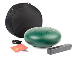 Hayman Tongue Drum de 12” Do Mayor 13 Notas Verde