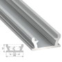 Perfil de aluminio tipo TERRA 2,02 m Anodizado Plata