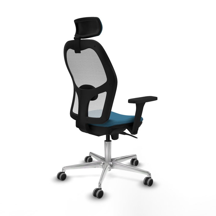 PIQUERAS Y CRESPO Silla de oficina Jorquera Verde petróleo y Blanco PIQUERAS Y CRESPO Silla de oficina Jorquera Verde petróleo y Blanco