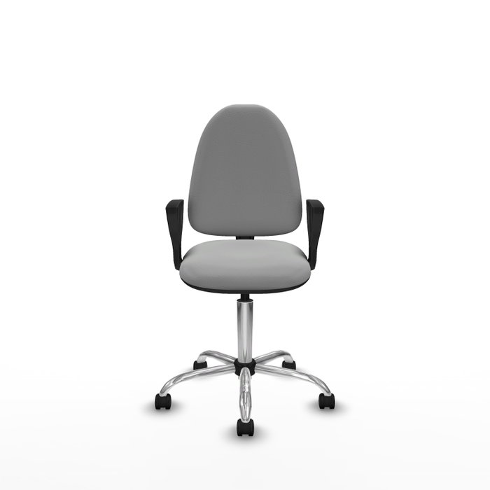 PIQUERAS Y CRESPO Silla de oficina Aýna Gris claro con mecanismo de doble maneta PIQUERAS Y CRESPO Silla de oficina Aýna Gris claro con mecanismo de doble maneta
