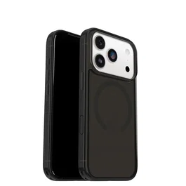 OtterBox Symmetry Clear MagSafe Series para Apple iPhone 17 Pro, Negro Mist