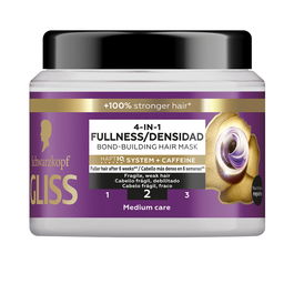 Schwarzkopf Mass Market GLISS FULL HAIR WONDER Mascarilla 4 en 1 para Densidad y Fortaleza, 400 ml