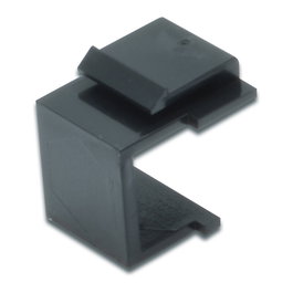 DIGITUS Placa Ciega para Patch Panel Modular Frontal, Negro