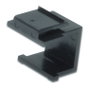DIGITUS Placa Ciega para Patch Panel Modular Frontal, Negro