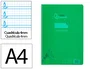 Liderpapel Cuaderno Espiral Pautaguía A4 Verde 80 Hojas
