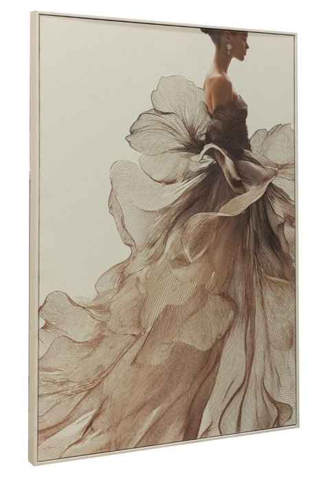 DKD Home Decor Cuadro Lienzo Chica Vestido Surtido de 2 Unidades 80x3,4x120 cm DKD Home Decor Cuadro Lienzo Chica Vestido Surtido de 2 Unidades 80x3,4x120 cm
