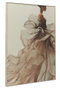 DKD Home Decor Cuadro Lienzo Chica Vestido Surtido de 2 Unidades 80x3,4x120 cm