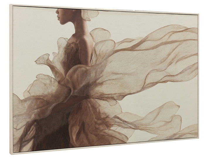 DKD Home Decor Cuadro Lienzo Chica Vestido Surtido de 2 Unidades 80x3,4x120 cm DKD Home Decor Cuadro Lienzo Chica Vestido Surtido de 2 Unidades 80x3,4x120 cm