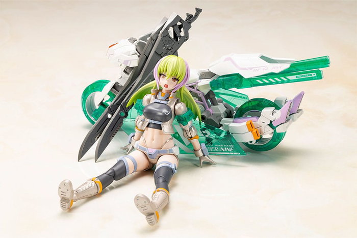Frame Arms Girl Maqueta Plastic Model Kit Wilber Nine Beryl Armor Custom 16 cm