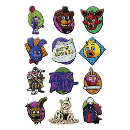 FaNaTtik Five Nights at Freddy's Chapas Expositor Mystery Pin Badge (12)