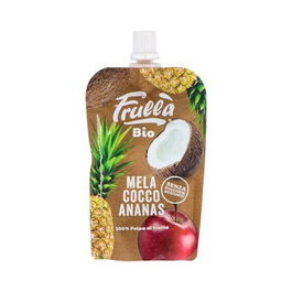 FRULLA Puré de Manzana Coco y Piña 18 Uds x 100gr Bio