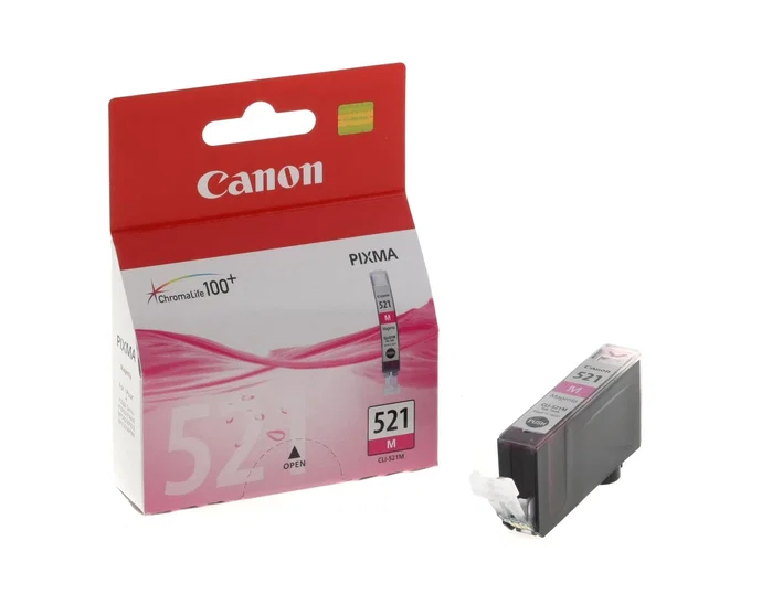 Canon CLI-521M Magenta Original Cartucho de Tinta (2935B001) de 9 ml