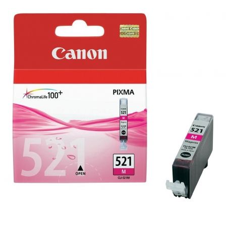 Canon CLI-521M Magenta Original Cartucho de Tinta (2935B001) de 9 ml