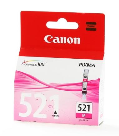 Canon CLI-521M Magenta Original Cartucho de Tinta (2935B001) de 9 ml
