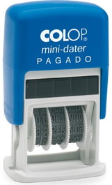 COLOP Sello Fechador Automático 160 Pagado 4mm L1
