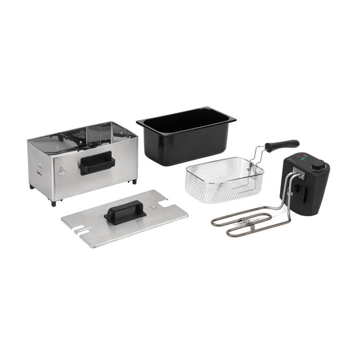 Jata Hogar Freidora de acero inoxidable 3 l 2000 w