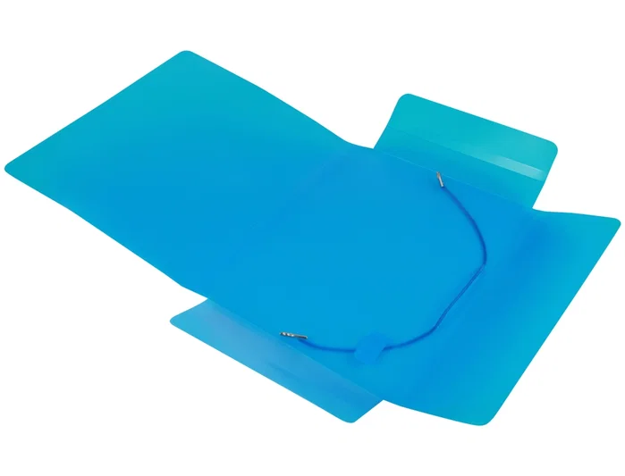 Liderpapel Carpeta de solapas azul DIN A5