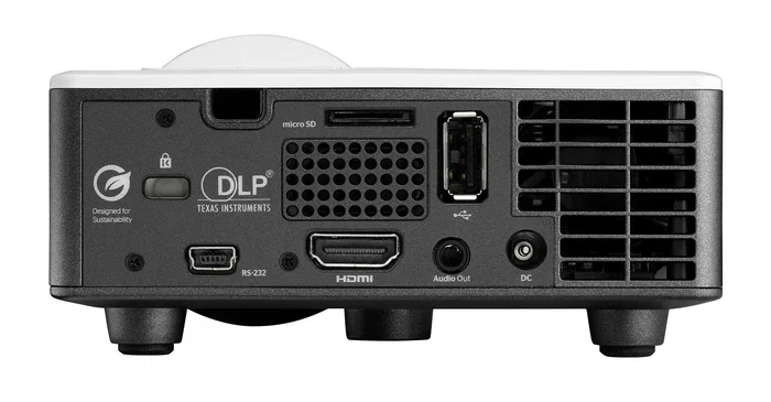 Optoma ML1050STi Proyector DLP de Corto Alcance, 535 Lúmenes ANSI, Resolución WXGA (1280x800), 3D Ready, LED 20000h, Blanco y Negro