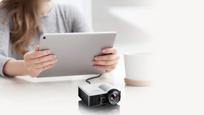 Optoma ML1050STi Proyector DLP de Corto Alcance, 535 Lúmenes ANSI, Resolución WXGA (1280x800), 3D Ready, LED 20000h, Blanco y Negro
