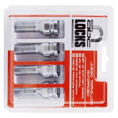 Abc Tornillo Antirrobo 14x150 L30 17/19 4 Unidades Cónico CS6