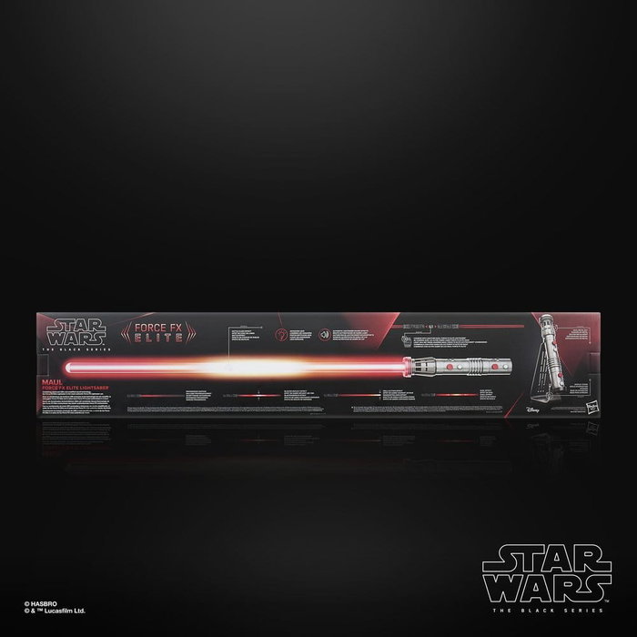 Hasbro Réplica sable de luz electrónico Force FX Elite de Maul Star Wars Black Series