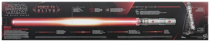 Hasbro Réplica sable de luz electrónico Force FX Elite de Maul Star Wars Black Series