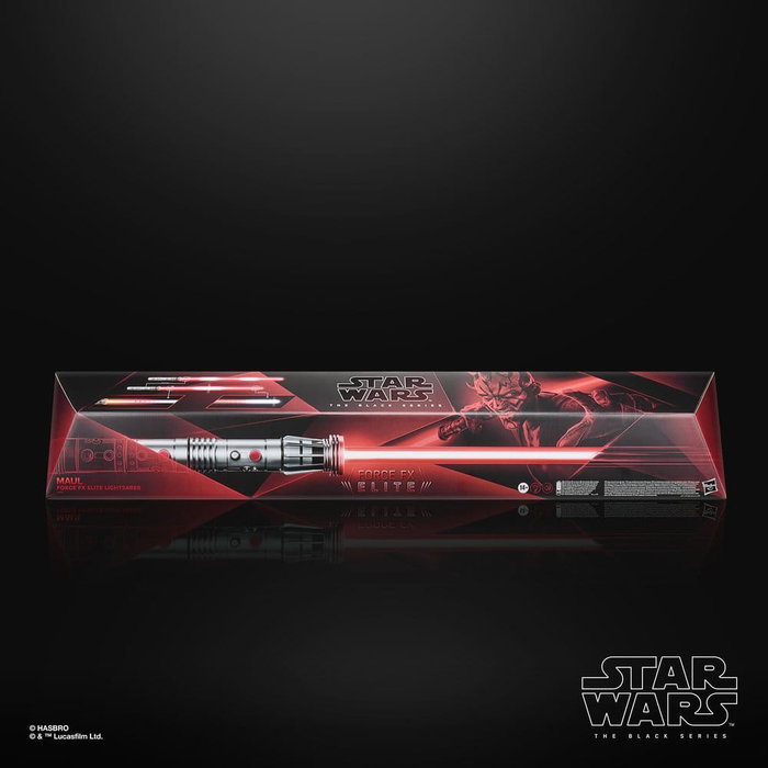 Hasbro Réplica sable de luz electrónico Force FX Elite de Maul Star Wars Black Series