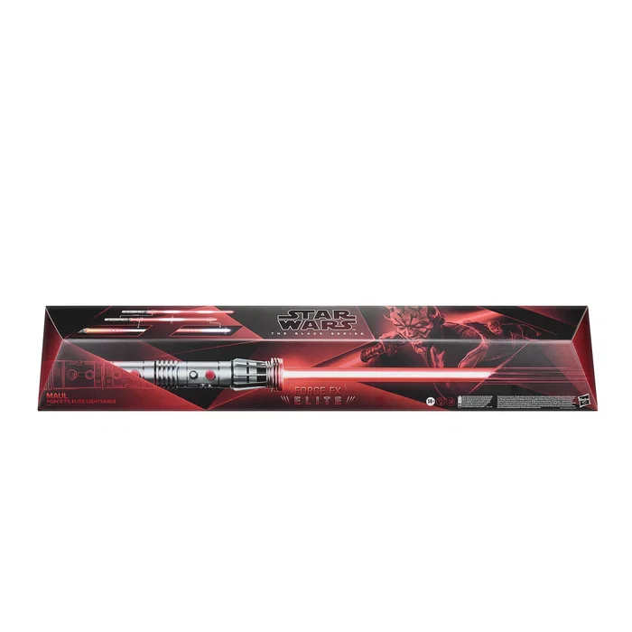 Hasbro Star Wars The Black Series Sable de Luz Electrónico Force FX Elite de Darth Maul