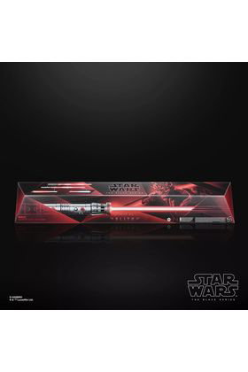 Hasbro Star Wars The Black Series Sable de Luz Force FX Elite de Darth Maul, Hoja Roja