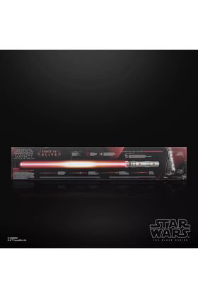 Hasbro Star Wars The Black Series Sable de Luz Force FX Elite de Darth Maul, Hoja Roja