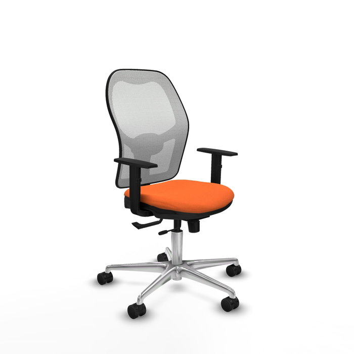 PIQUERAS Y CRESPO Silla de oficina Jorquera Naranja y Blanco PIQUERAS Y CRESPO Silla de oficina Jorquera Naranja y Blanco