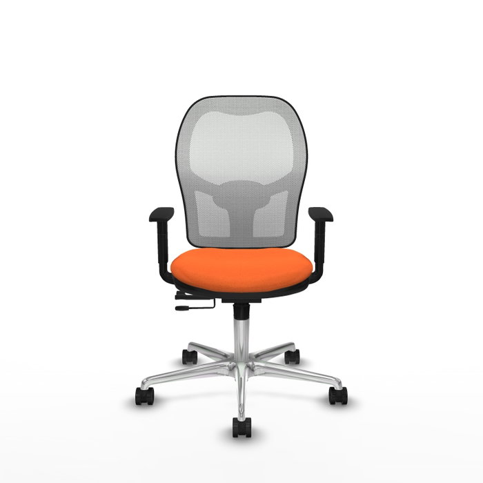 PIQUERAS Y CRESPO Silla de oficina Jorquera Naranja y Blanco PIQUERAS Y CRESPO Silla de oficina Jorquera Naranja y Blanco