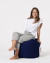 Atelier Del Sofa Puf de Jardín Impermeable Cuadrado Azul Oscuro 45x45x45 cm