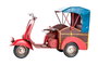 DKD Home Decor Vehículo de Decoración Metal Tuk-tuk Surtido de 3