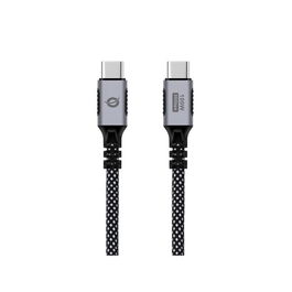 Conceptronic Cable USB-C a USB-C 2m, USB 3.2 Gen 2x2 20Gbit/s, Carga 100W PD 3.0, Video 4K 60Hz, Conectores Macho, Negro (ETTA07B20)