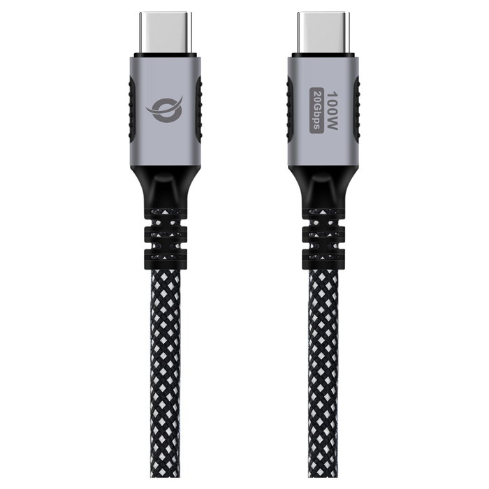 Conceptronic Cable USB-C a USB-C ETTA07B20 de 2m, 100W, 20Gbps Conceptronic Cable USB-C a USB-C ETTA07B20 de 2m, 100W, 20Gbps
