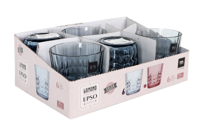 La Mediterranea Vaso Lomond Epso Azul 36cl MD