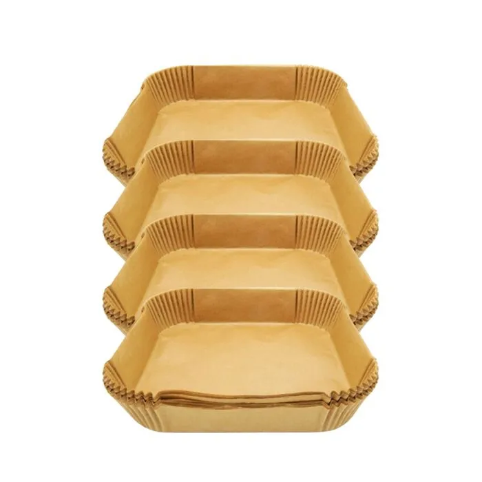 Fackelmann Juego de 200 moldes cuadrados de papel para freidora de aire surtidos 20 cm Fackelmann Juego de 200 moldes cuadrados de papel para freidora de aire surtidos 20 cm