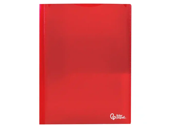 Liderpapel Carpeta dossier con dos bolsas canguro roja DIN A4 Liderpapel Carpeta dossier con dos bolsas canguro roja DIN A4
